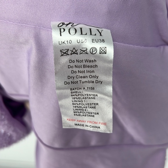 Oh Polly NWT beaded midi dress women’s size 6 - Picture 3 of 8